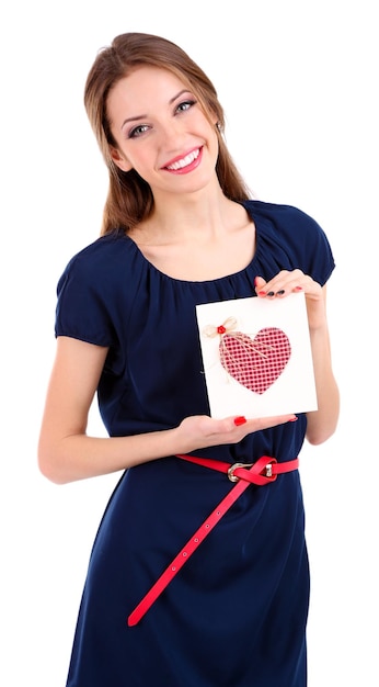 щасливий клієнт з подарунком